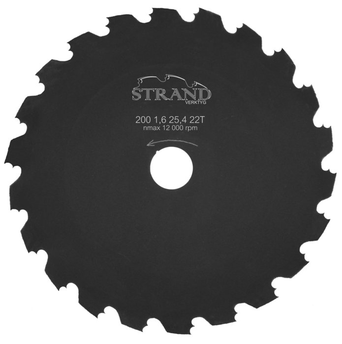 Strand Circular Saw Blade 200-25.4-22