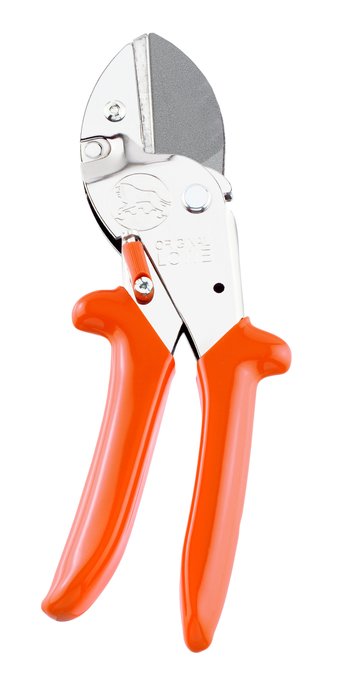 Löwe Anvil Pruning Secateurs Model No. 1 ergonomic design