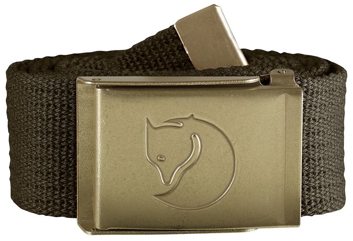 Fjällräven Canvas Belt with Brass-look Buckle