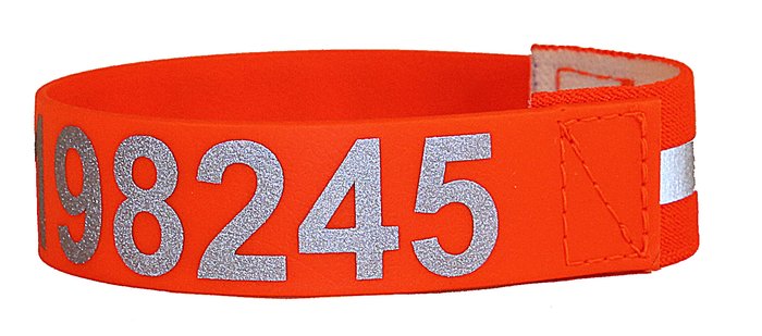 Narrow Biothane Neon Gun Dog Collar