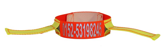 Narrow Swedish Biothane Neon Gun Dog Collar