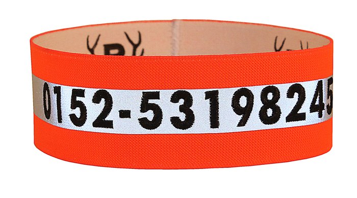 Wide Embroidered Neon Gun Dog Collar