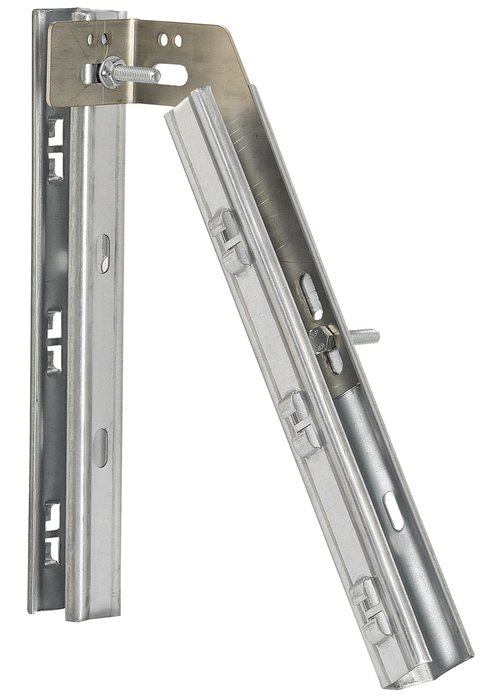 Simple corner connector, galvanised 3 mm