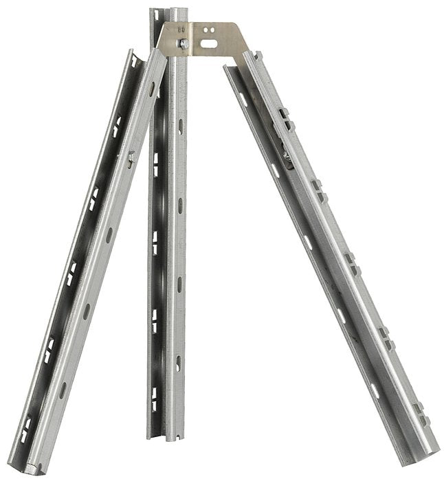 Double V2A Stainless Steel Corner Connector, 2.5 mm. Weight: 250 g.