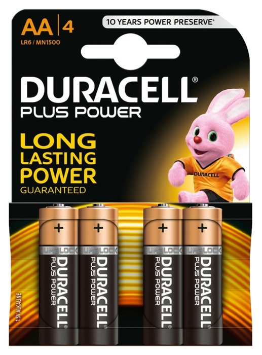 Duracell Batteries AA LR06/MN 1500 1.5 V