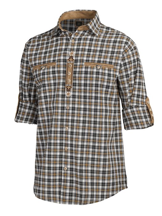 OS Men's Long Sleeve Trachten Shirt