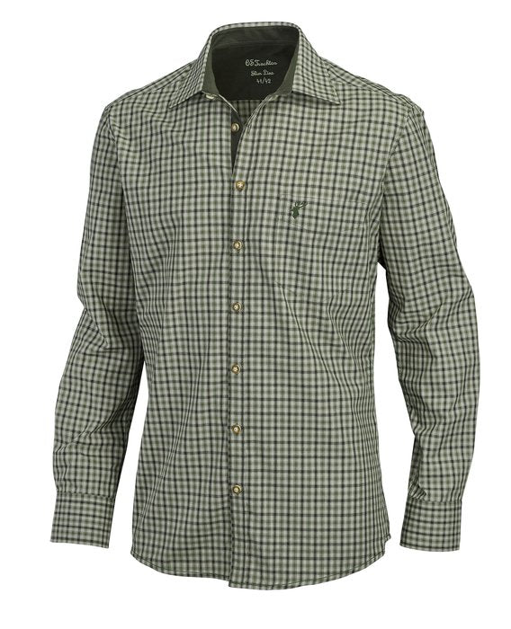OS Men's Long Sleeved, Slim Fit Trachten Shirt