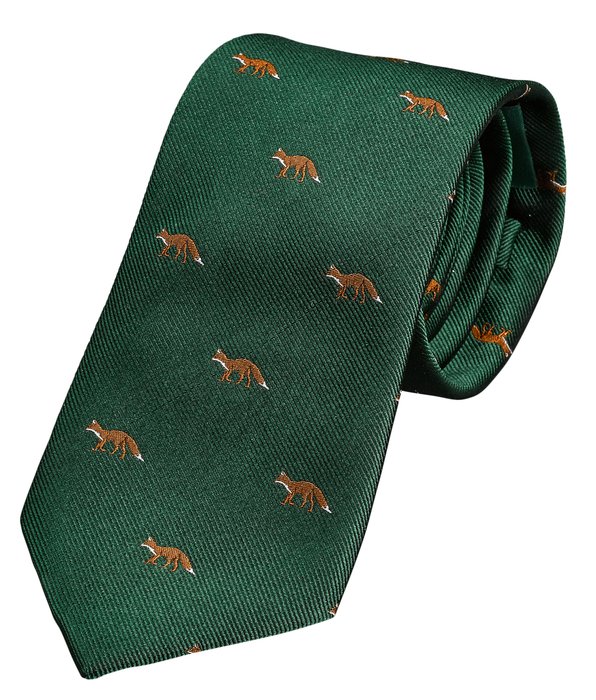 Laksen Fox Motif Tie