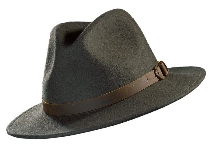 Skogen Felt Hat with Leather Band