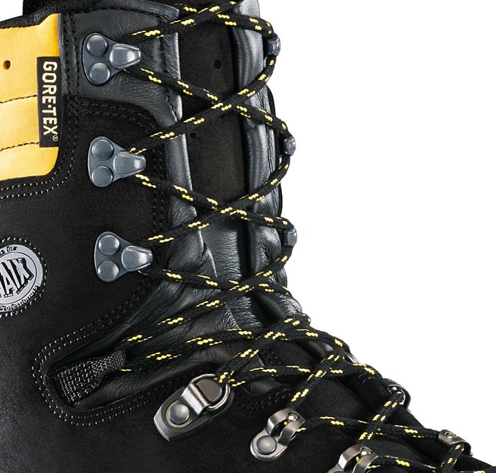 Haix Boot Laces for Protector Alpin. 180/200 cm, round, black-yellow.