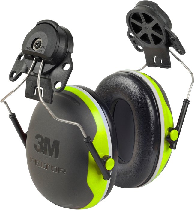 Peltor X4 Ear Defenders with P3E Helmet Attachments