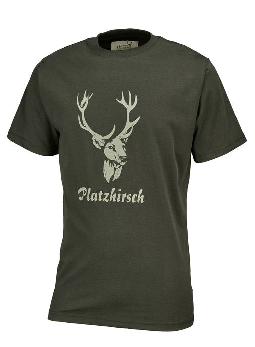Hubertus Men's "Platzhirsch" (Alpha Male) T-Shirt