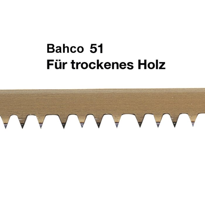 Replacement Saw Blade Bahco Nr. 51 for Dry Timber, 530 mm