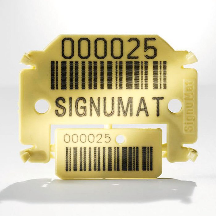 Hi-Tech Tag. Resistant Yellow
