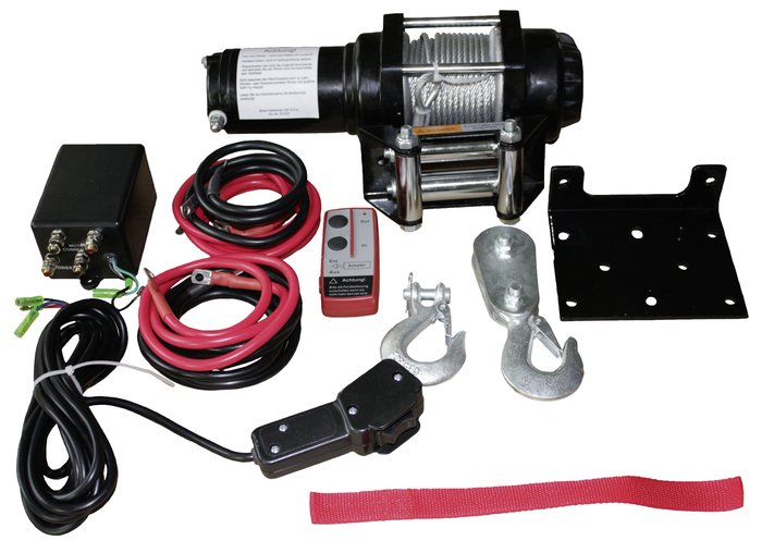 Radio Control / Remote Control Electric Power Winch including Guide Pulley