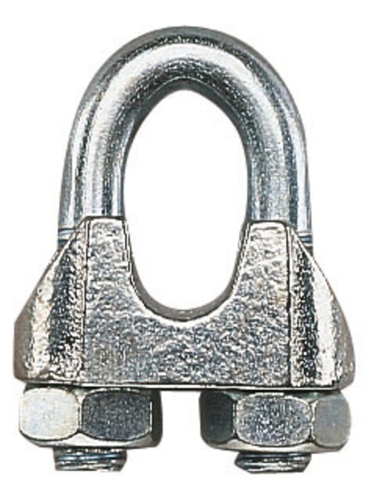 Cable U-Clamp. Hot dip galvanized