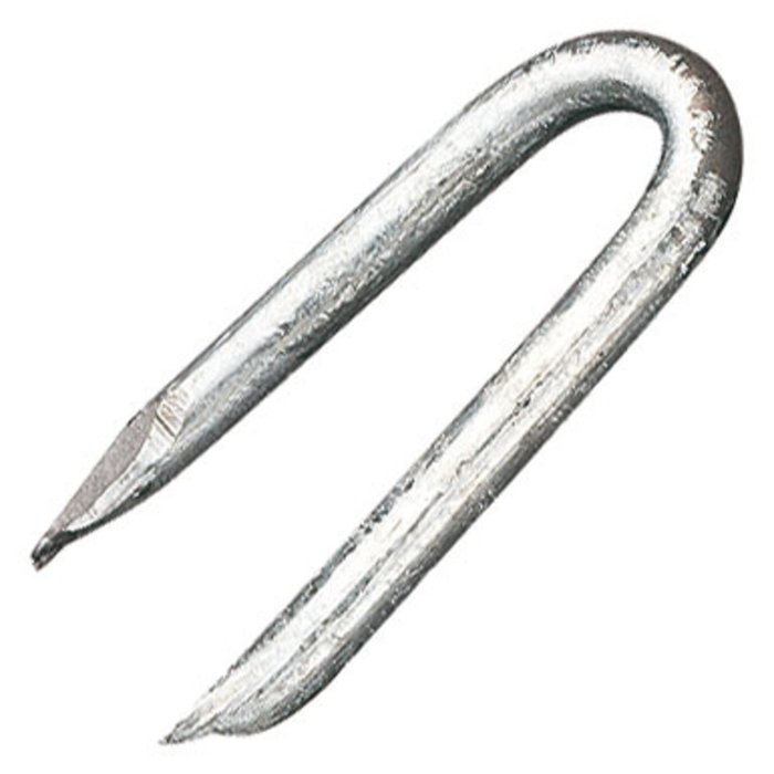 Galvanised Fencing Staples.