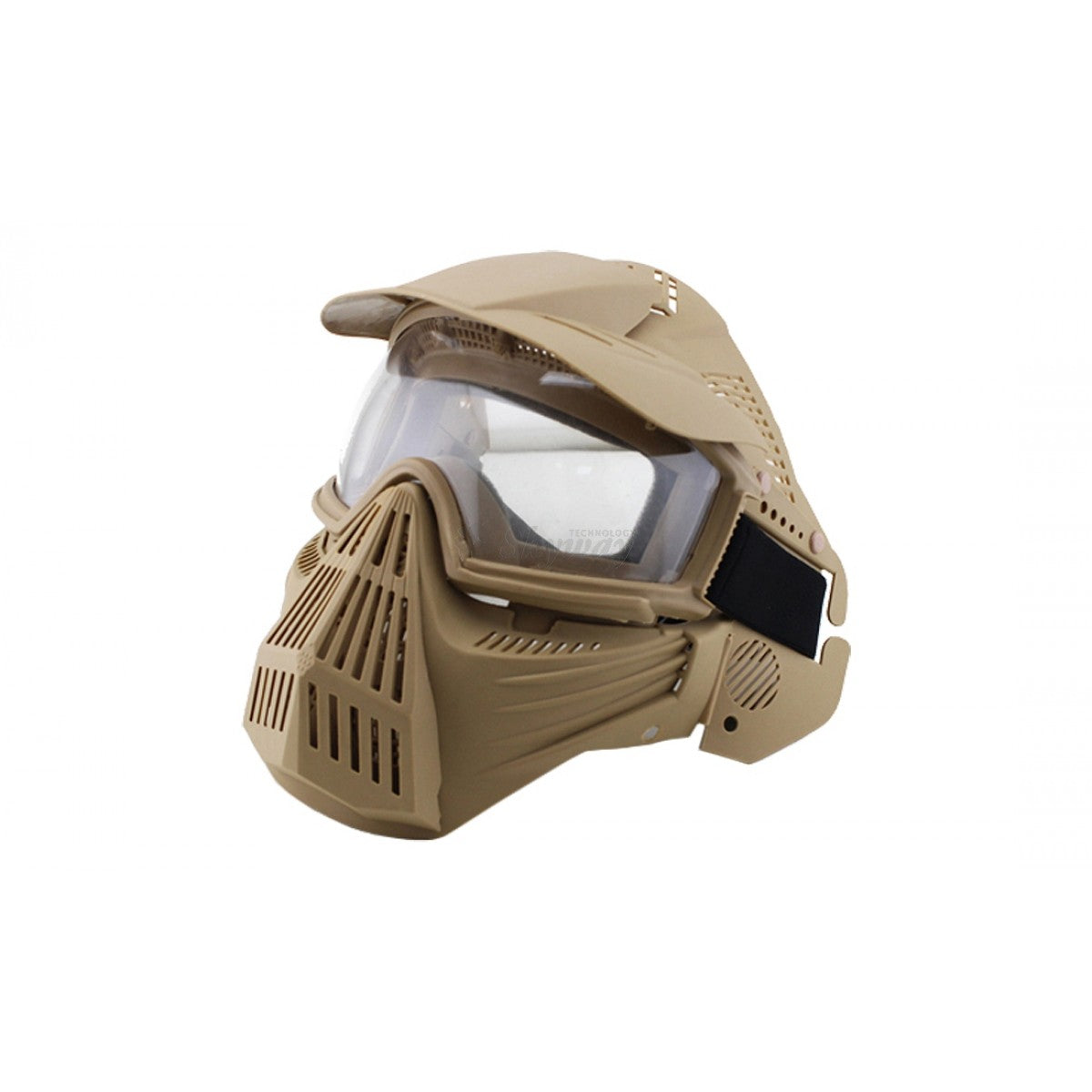 Pilna sejas maska DELTA TACTICS Tan