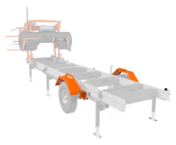 Norwood Mud Guards for the LM 30 Sawmill