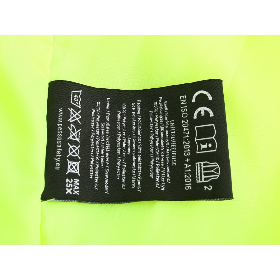 Jaka Hi-Vis Winter Pesso Lyra, Dzeltena