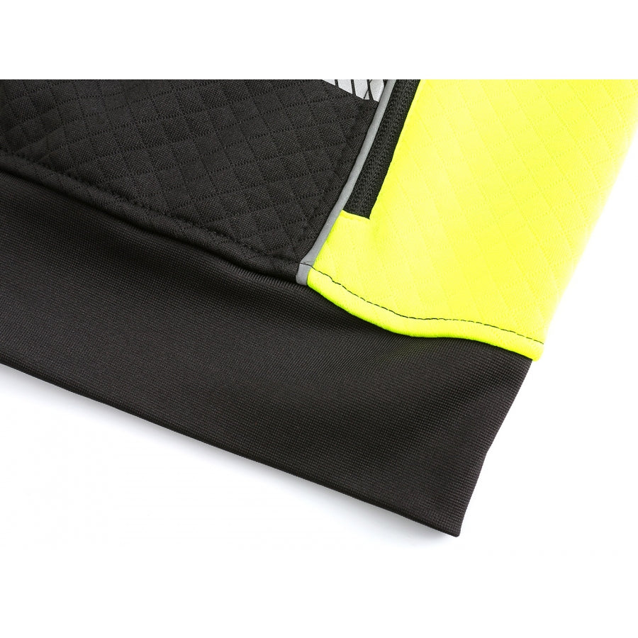 Silts flīsa džemperis Pesso FL06_B, Melns/Dzeltens