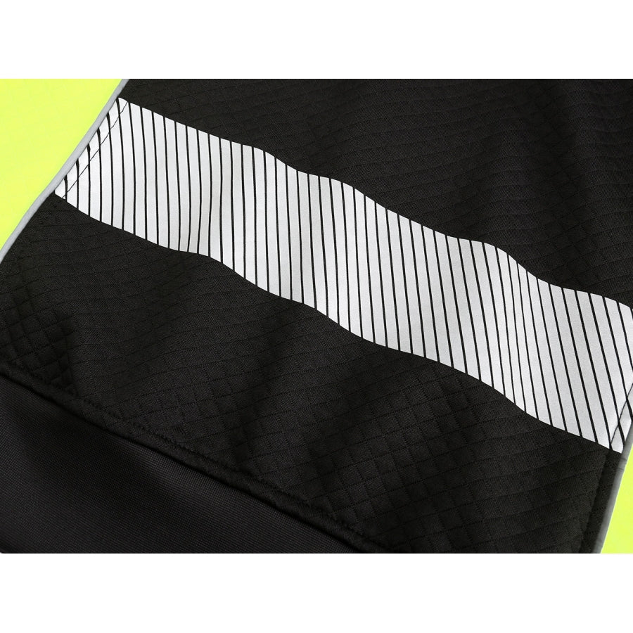 Silts flīsa džemperis Pesso FL06_B, Melns/Dzeltens