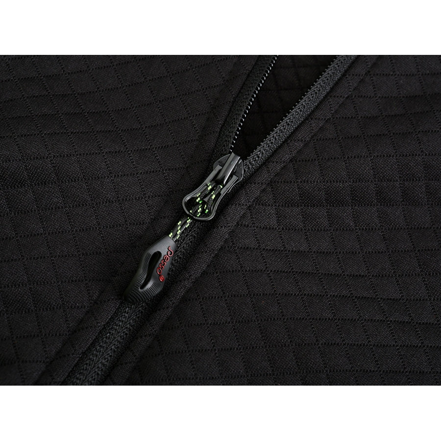 Silts flīsa džemperis Pesso FL06_B, Melns/Dzeltens