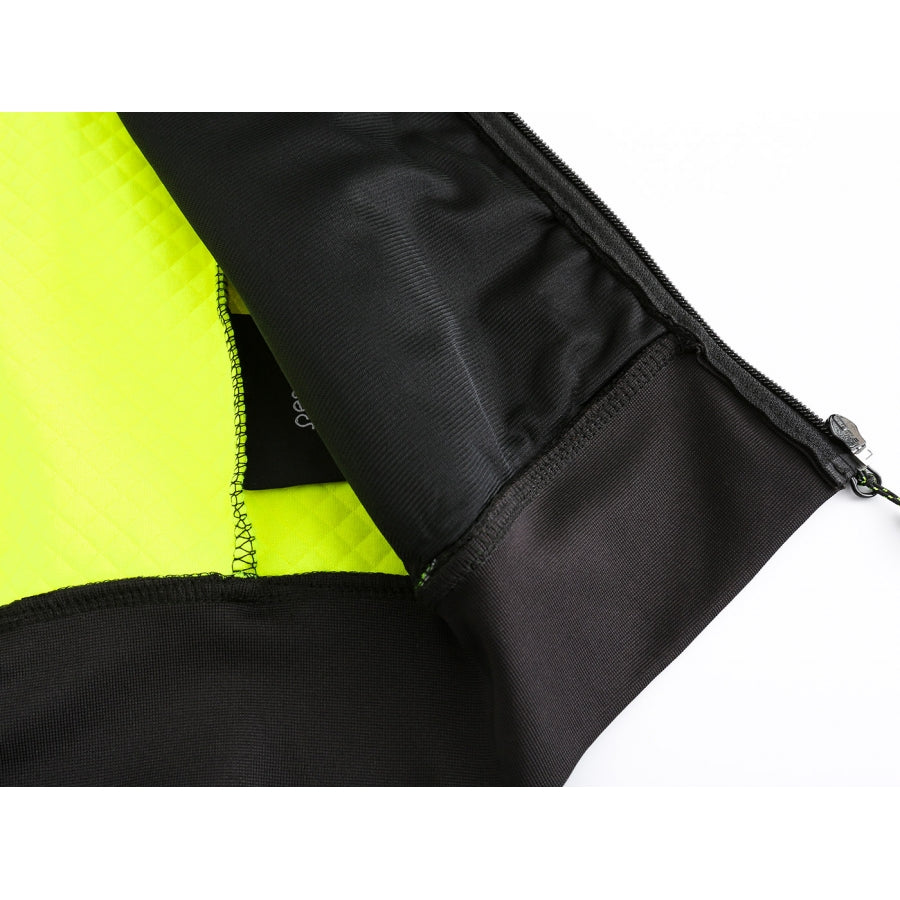 Silts flīsa džemperis Pesso FL06_B, Melns/Dzeltens