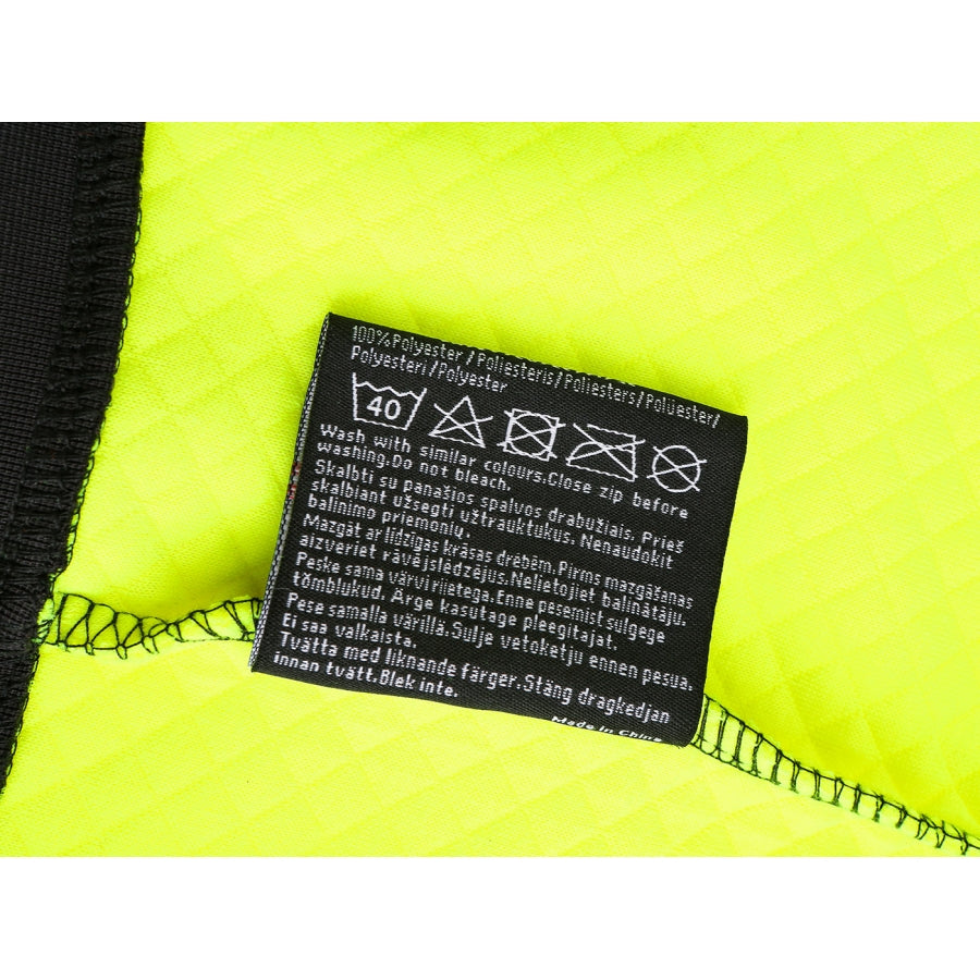 Silts flīsa džemperis Pesso FL06_B, Melns/Dzeltens