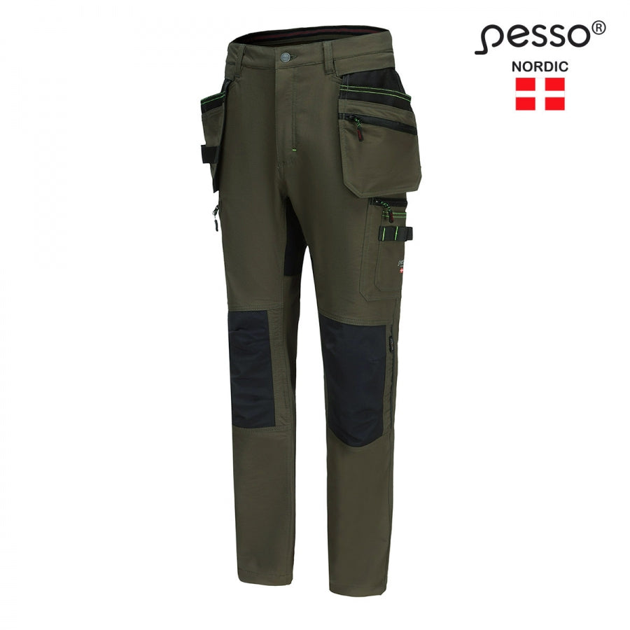 Darba apģērba bikses Pesso Jupiter Fit Slim 175Z, Khaki