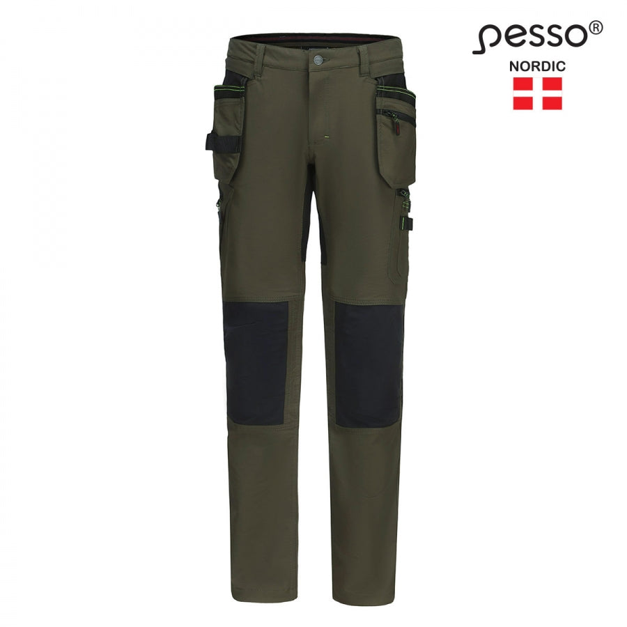 Darba apģērba bikses Pesso Jupiter Fit Slim 175Z, Khaki