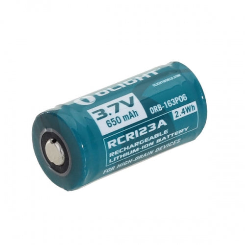 Baterija Olight RCR123A Li-ion 650mAh
