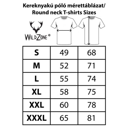 T-krekls ar stirnas druku WILD ZONE M-025-1739