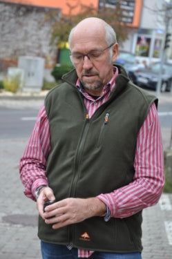 Apsildāma veste Alpenheat Fire-Fleece, Olīvu zaļa