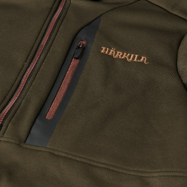 Džemperis HARKILA TIDAN Hybrid, Vītolu zaļš/Melns
