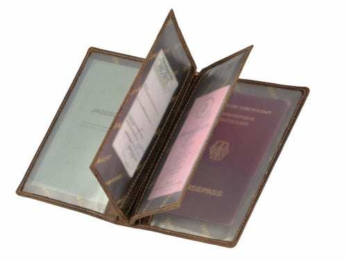 Ādas maciņš dokumentiem GREENBURRY 328B-Wild Boar-25