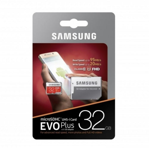 SAMSUNG micro SDHC EVO+ 32GB C10