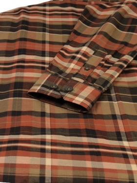 Krekls Harkila Newton L/S (Dark burnt orange check)