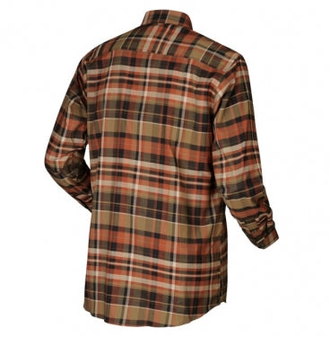 Krekls Harkila Newton L/S (Dark burnt orange check)