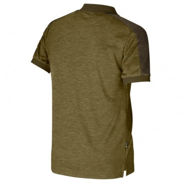 Polo t-krekls Harkila Tech, Tumši olīvu/Vītolu zaļš
