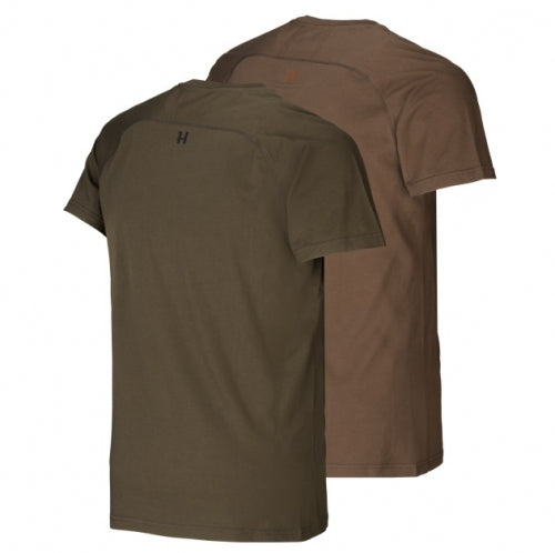 Krekls Harkila logo 2 gab., Vītolu zaļa/Brūna