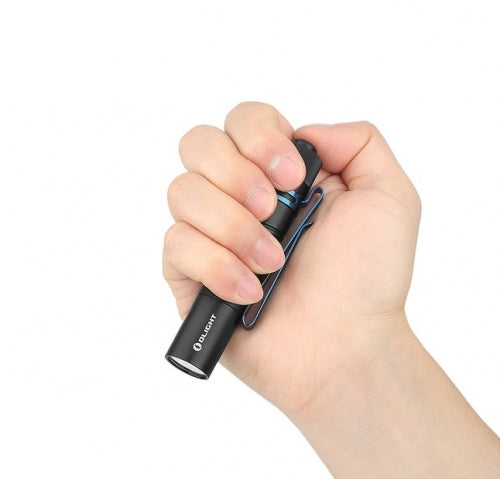 Lukturītis Olight i5T EOS  ar zilu kabatas klipsi