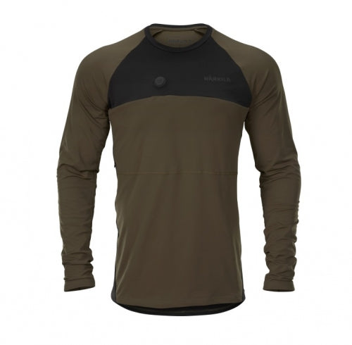 Termo krekls L/S Harkila Heat, Vītolu zaļš/Melns