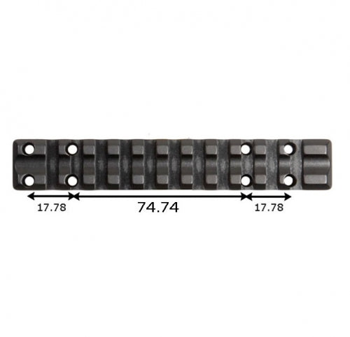 Bāze Recknagel FN-Brown X-Bolt short 20 MOA 57050-201P