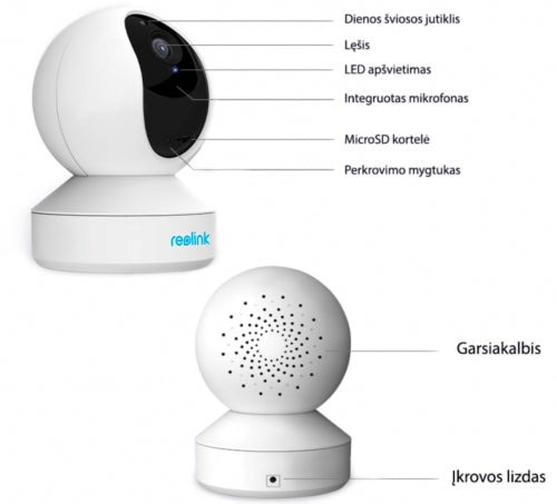 Mājas iekštelpu kamera Reolink E1 3MP WiFi