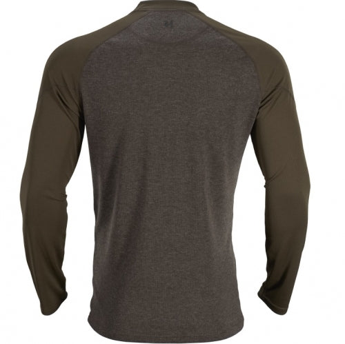 T-krekls Harkila Metso garās piedurknes, Vītolu zaļš