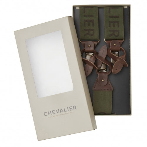 Bikšturi Chevalier Logo, Tumši zaļi