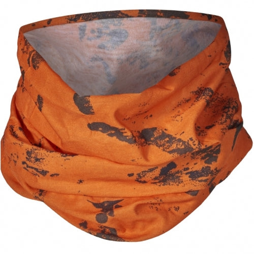 Apaļā šalle Seeland 2-pack Pine Green/InVis, Oranža