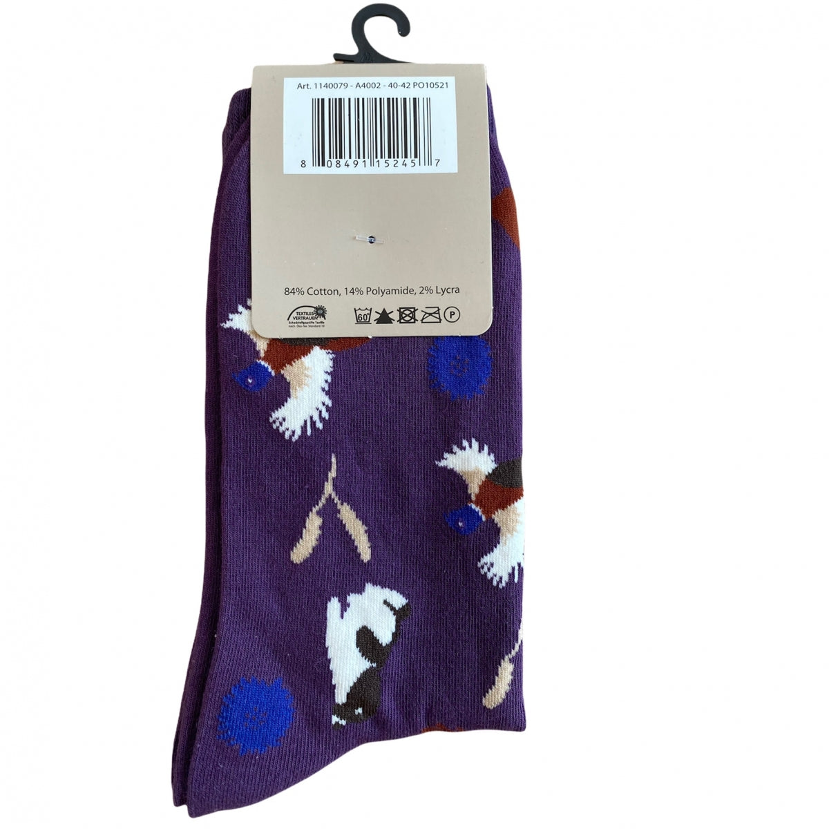 Zeķes Chevalier Hunting Spaniel Eggplant