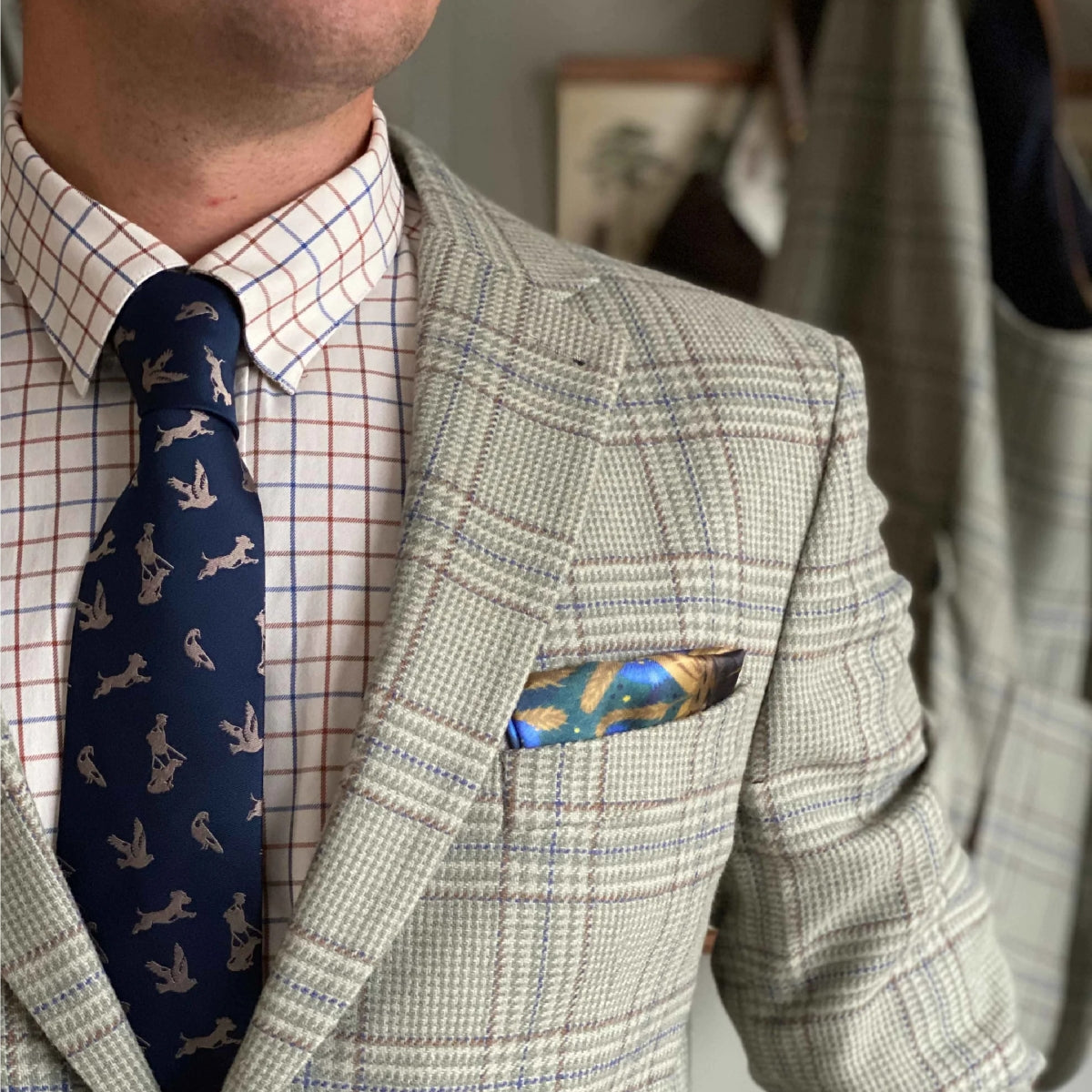 Zīda šalle Chevalier Magical Pheasant